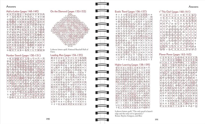 Brain Games - Word Searches - Large Print (Red) (Brain Games Large Print)