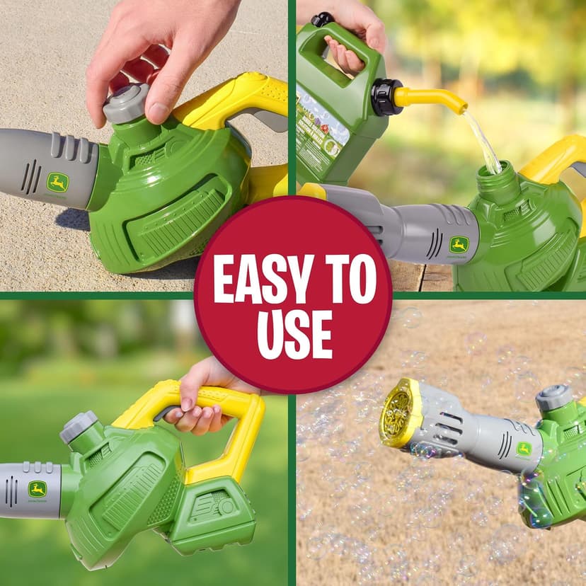 John Deere Bubble Leaf Blower - 24 oz Refill, Bubble Machine - Ages 3+ B0CQTNXSWZ