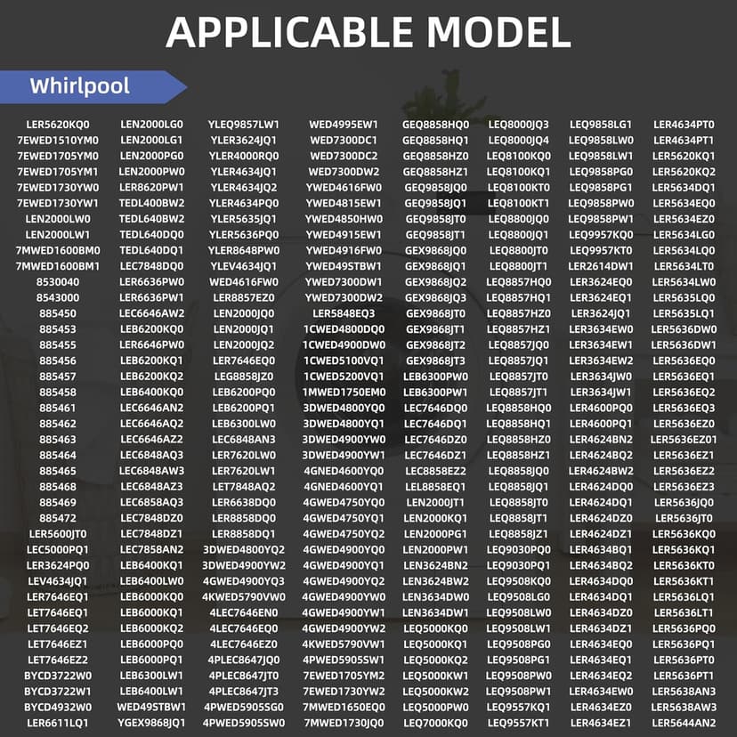 【Upgraded】279838 W10724237 Dryer Heating Element for Whirlpool Wed4815ew1 Maytag Centennial Medc215ew1 Kenmore 70 80 Series Model 110 Amana Ned4655ew1 Roper Admiral,Replaces 2406026 3403585 3398064
