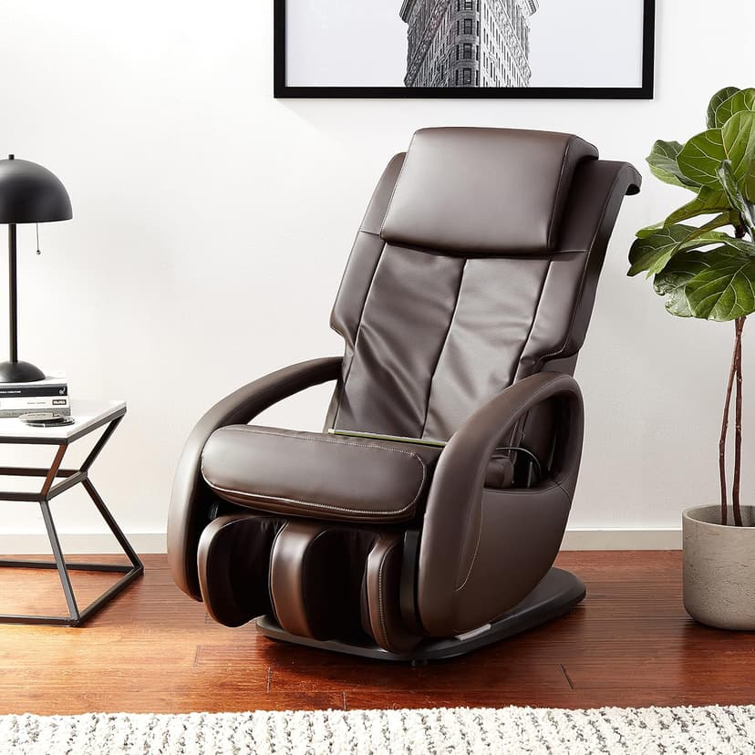 Human Touch WholeBody 7.1 Swivel-Base Full Body Relax and Massage Chair - Perfect for Home Relaxation and Stress Relief | Warm Air Heating | Customizable Massage | Retractable Ottoman | Espresso Color, 7.1"