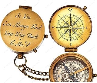 So You Can Always Find Your Way Back to Me/Personalized Compass/Anniversary giftfor him/her. Luxury Gift