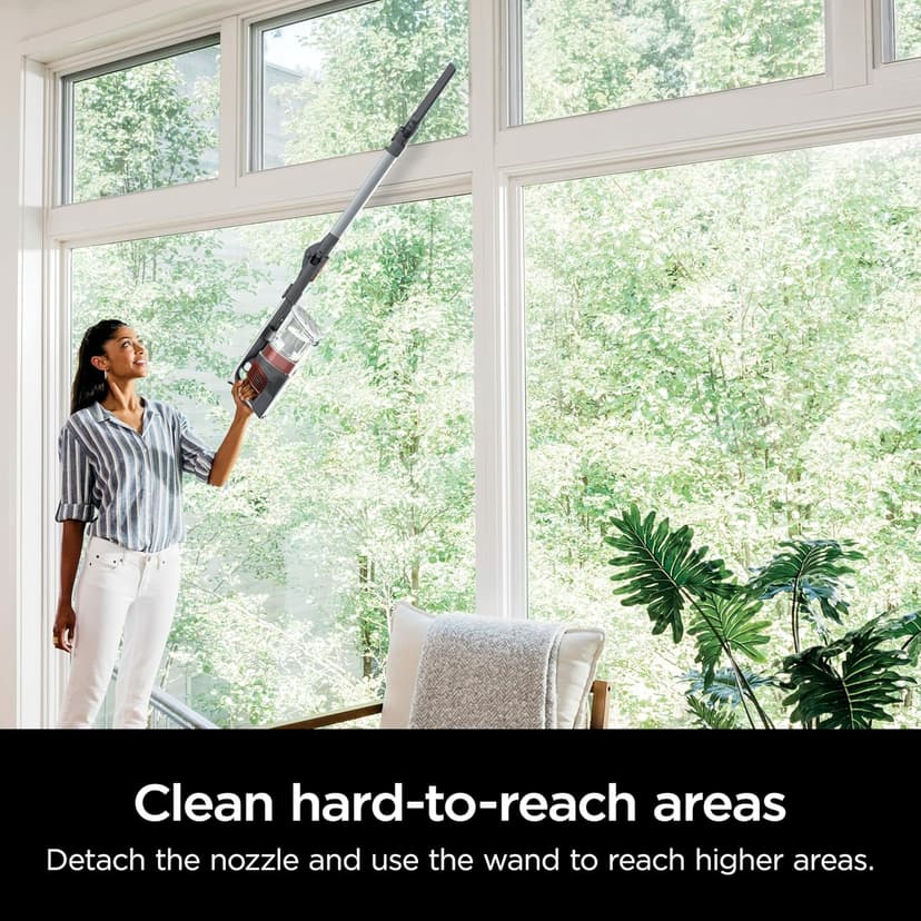 Shark Pet Pro Cordless Stick Vacuum with MultiFLEX, HEPA Filter, Lightweight, Powerful Suction, 40min Runtime, Removable Hand Vacuum, Includes Crevice Tool & Dusting Brush, UZ351H