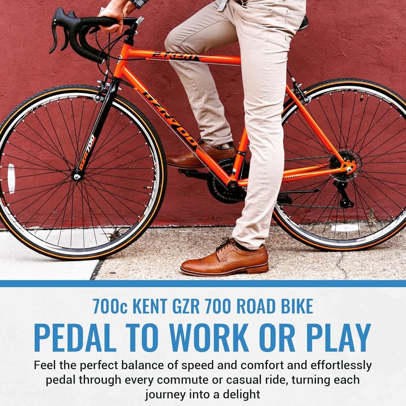 Kent GRZ700 Road Bike, 700c Men's, 21 Speed