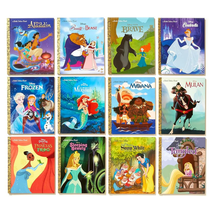 Ultimate Princess Boxed Set of 12 Little Golden Books (Disney Princess) 073644243X