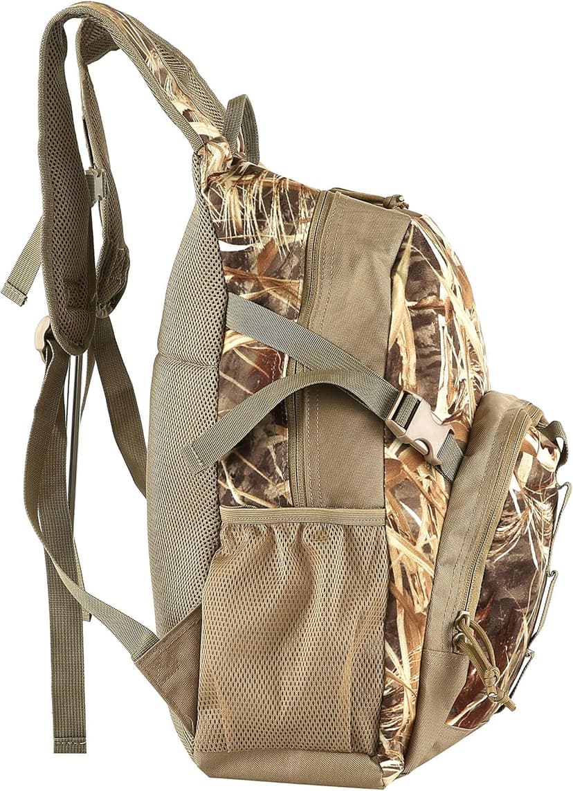 AUSCAMOTEK Camo Backpacks for Hunting Accessories Fishing Hiking Camping Camouflage Bag Small Day Pack for Men