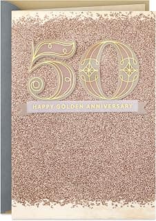 Hallmark 50th Anniversary Card (Golden Anniversary)