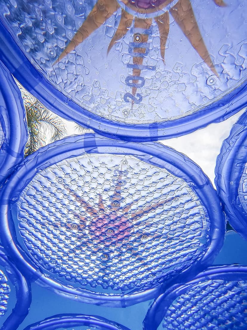 Solar Sun Rings UV Resistant Above Ground Inground Swimming Pool Hot Tub Spa Heating Accessory Circular Heater Solar Cover, SSRA, Sunburst (6 Pack)