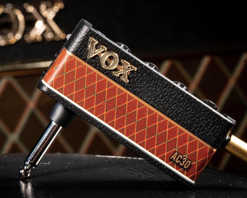 Vox amPlug 3 AC30 Headphone Guitar Amplifier w/Stereo FX, Tremolo, Speaker Emulation, Built-in Rhythms, and Aux in