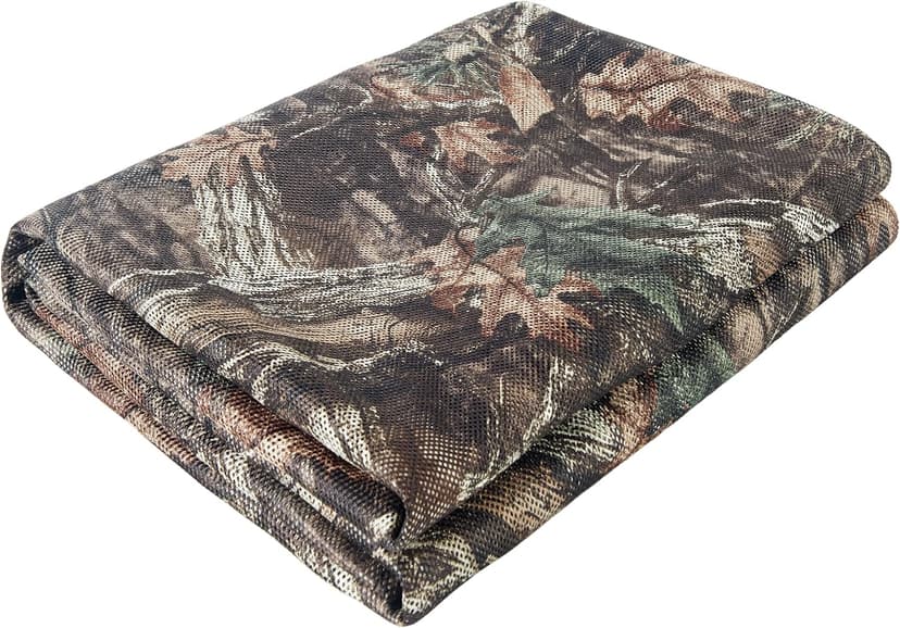 GRVCN 300D Camouflage Netting Camo Burlap Blind Material Cover for Hunting Ground Blinds Wargames Wildlife Photography