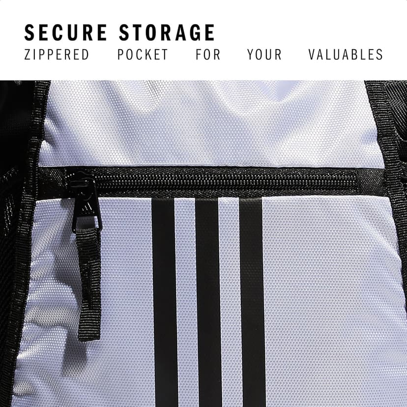 adidas Alliance Sackpack – Drawstring Backpack for Sports, Small Gym Bag