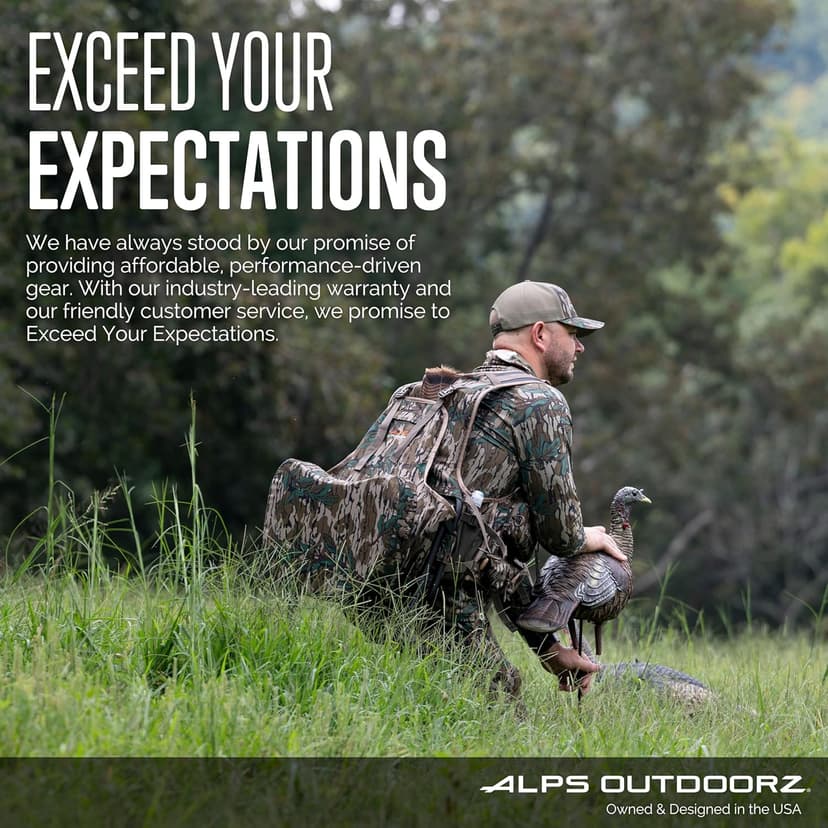 ALPS OutdoorZ Big Bear Day Pack – Realtree APX Camouflage Expandable Hunting Backpack with Large Capacity, Multiple Storage Pockets & Adjustable Straps for Deer & Big Game Hunting