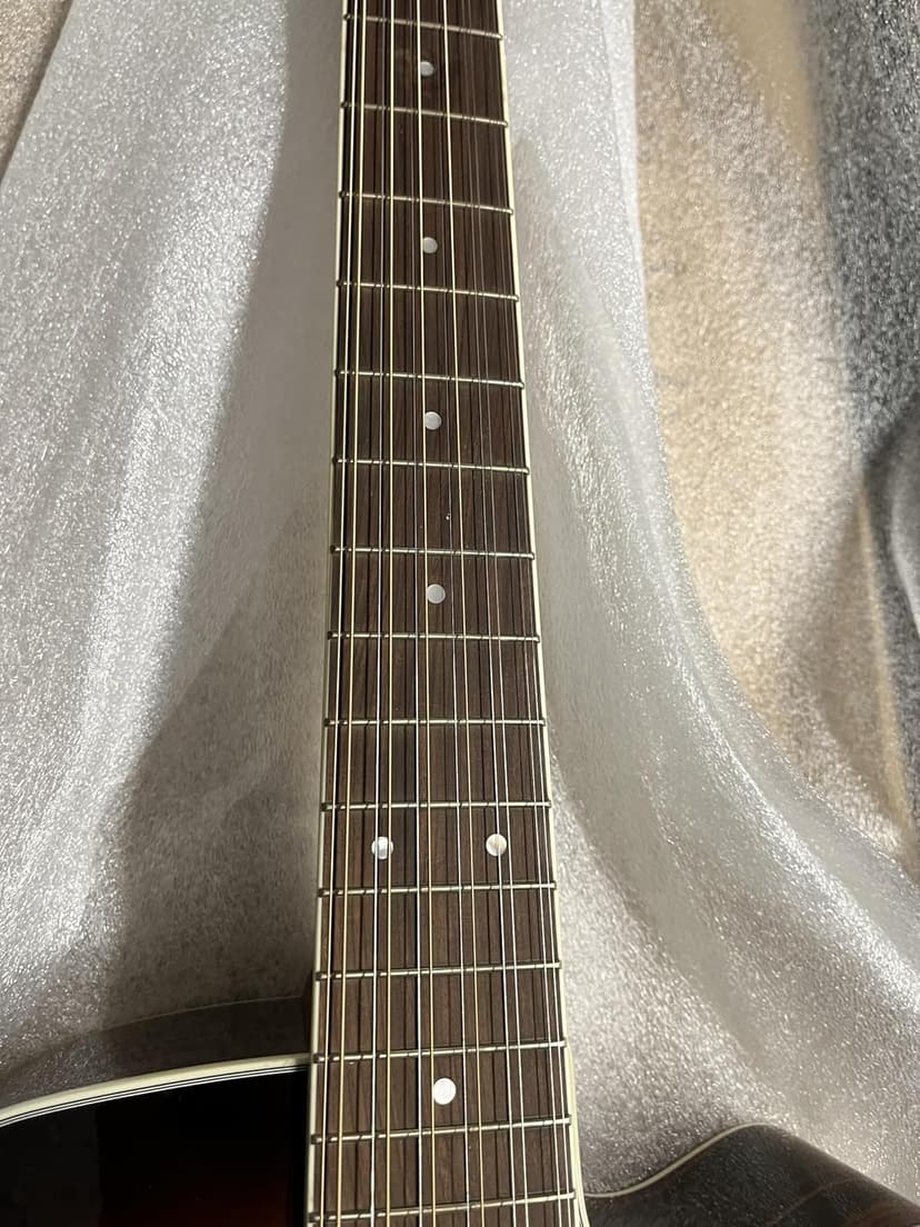 GUILD Guitars D-2612CE Deluxe ATB 12-string Acoustic Guitar, Antique Burst, Archback Deluxe, Solid Top, Dreadnought, Westerly Collection