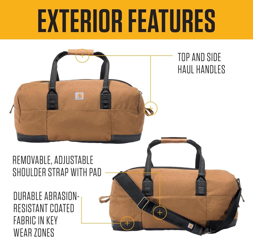Carhartt Carhartt Classic Duffels, Heavy-Duty Bag for Jobsite, Gym and Travel
