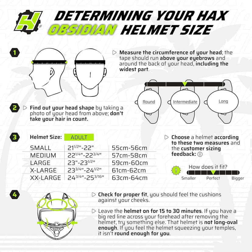 HAX Obsidian Full Face Dual Visor Adult Motorcycle Helmet for Motorbike Street Bike with Pinlock Ready DOT Approved Matte Black Gold L