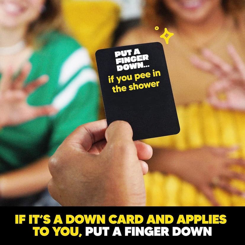Put A Finger Down - Hilarious Party Card Game, Game Night, Parties, Big and Small Groups | Fun Social Icebreaker with 400 Cards for 2+ Players