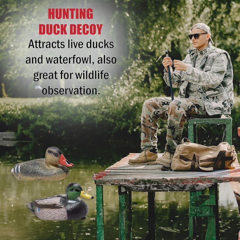 Duck Decoys for Hunting | Floating Duck Decoy for Pool, Pond & Lake
