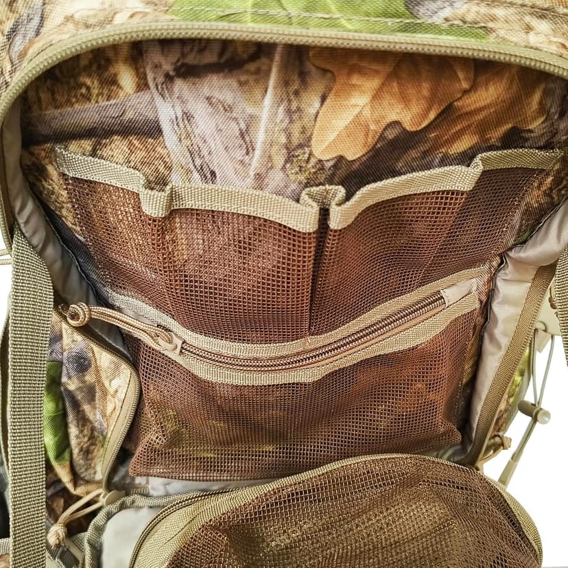 AUSCAMOTEK Bow Hunting Backpack for Archery – Compound Bow & Arrow Pack with Quiver Holder, Multi-Pocket Storage, Camo Gear Bag for Bowhunters
