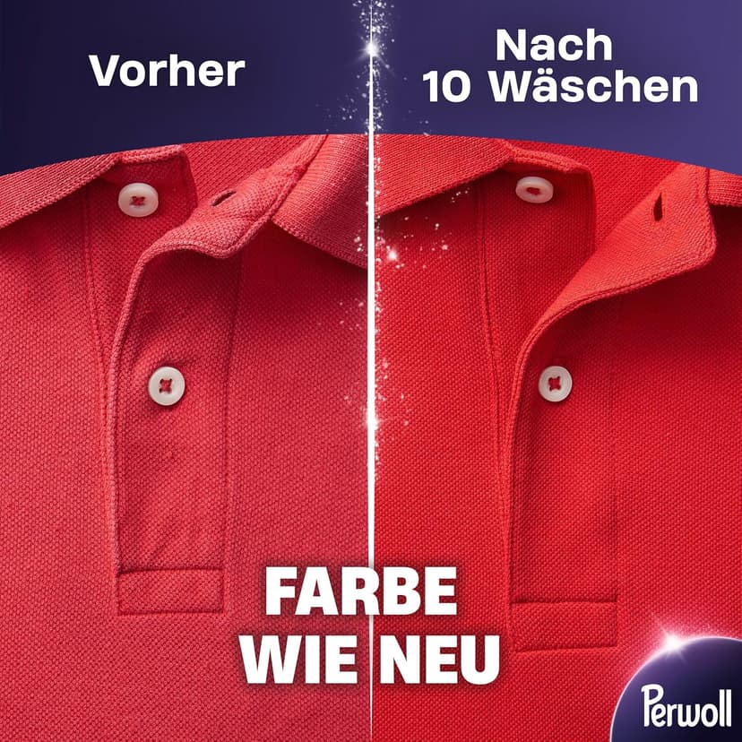 Perwoll Color Detergent (1 x 27 Wash Loads) Mild Liquid Detergent | Gently Cleans and Renews Colors and Fibers | For all Colored Textiles | Color Detergent with Triple-Renew Technology