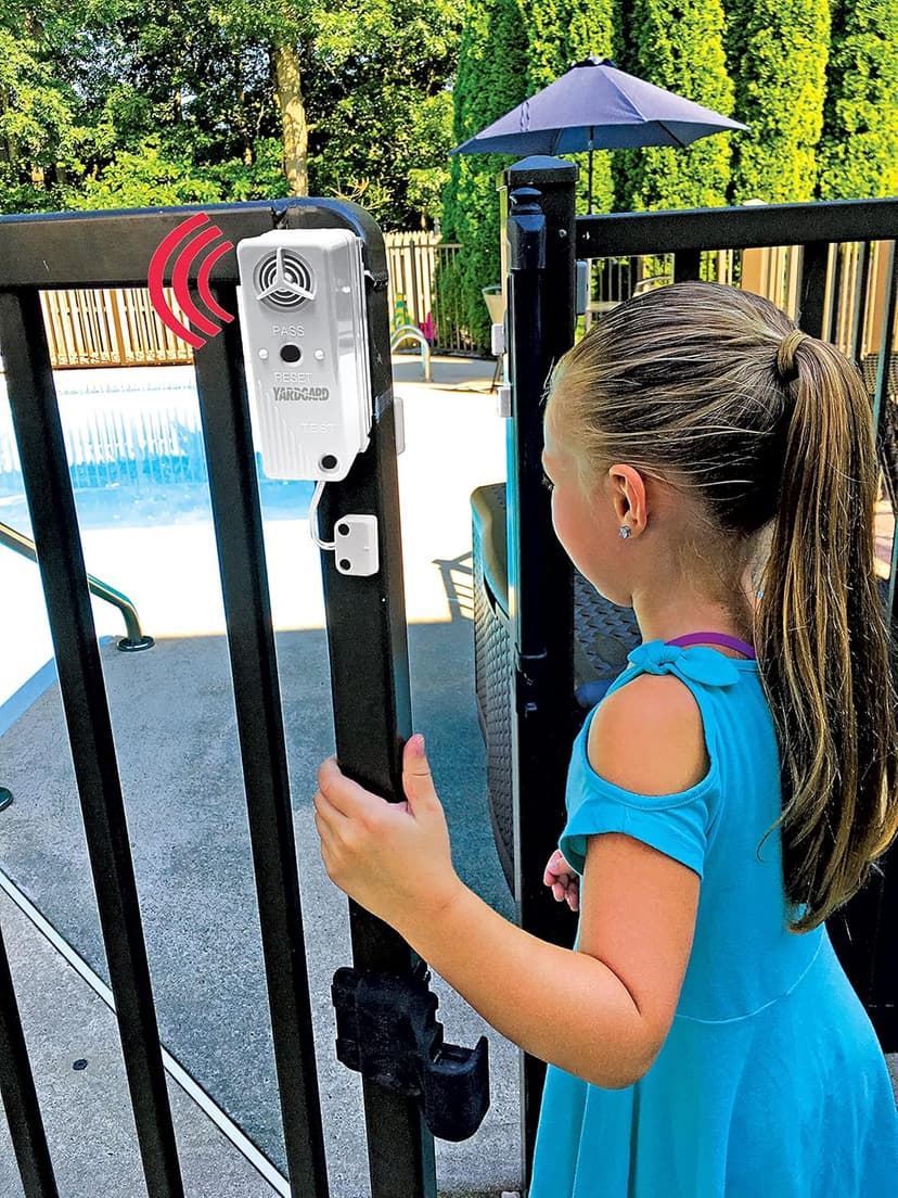 Yardgard Door and Window Pool Alarm, Child Safety UL 2017 Compliant Alarm for Pool Gates and Sliding Doors, Weatherproof, Wireless, Work as a UL Compliant Siren, ETL Certified, Easy to Install, White