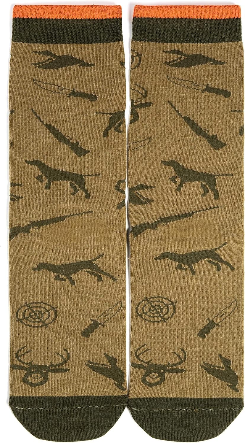 Lavley Funny Fishing and Hunting Socks for Men