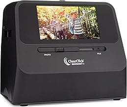 ClearClick QuickConvert 2.0 Photo, Slide, and Negative Scanner - Scan 4x6 Photos & 35mm, 110, 126 Film - No Computer Required - 22 MegaPixels