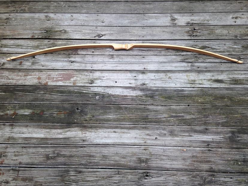 71" Competition or Hunting Bow - Hickory Longbow - Custom Wood Archery