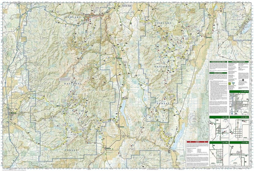 Paiute ATV Trail Map [Fish Lake National Forest, BLM] (National Geographic Trails Illustrated Map, 708)