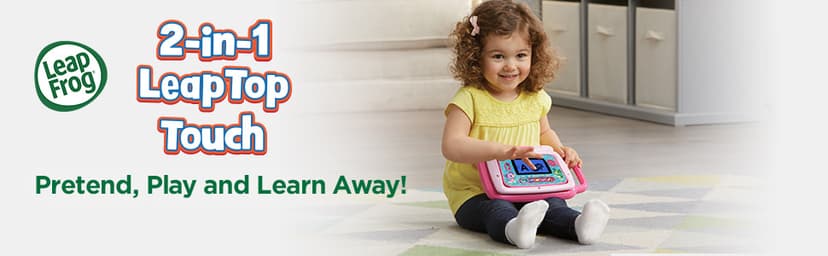 LeapFrog 2-in-1 LeapTop Touch, Pink