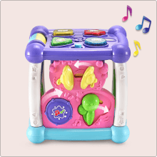 VTech Busy Learners Activity Cube, Purple B00OC5FU8Q