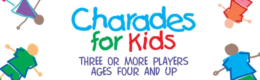 Pressman Charades for Kids - The 'No Reading Required' Family Game, 5"