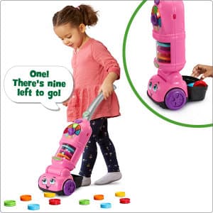 LeapFrog Pick Up and Count Vacuum, Pink B0876D759W