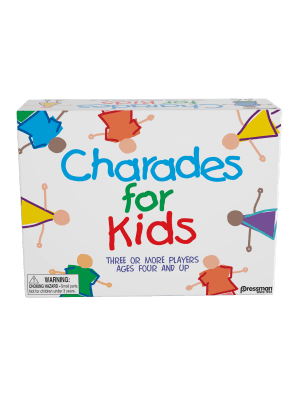 Pressman Charades for Kids - The 'No Reading Required' Family Game, 5"