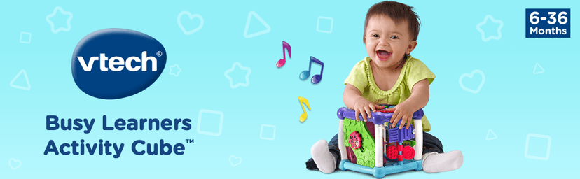 VTech Busy Learners Activity Cube, Purple B00OC5FU8Q