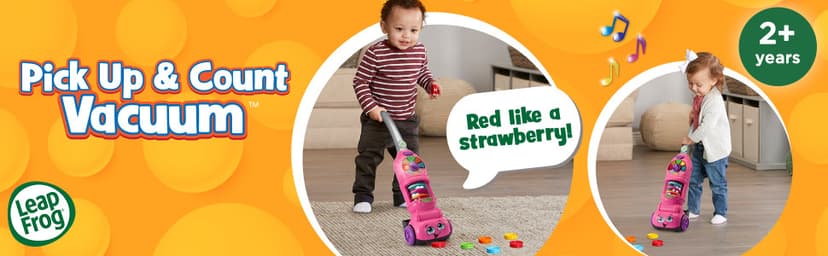 LeapFrog Pick Up and Count Vacuum, Pink B0876D759W