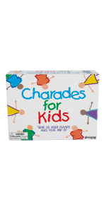 Pressman Charades for Kids - The 'No Reading Required' Family Game, 5"