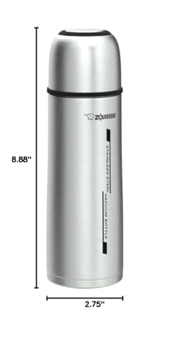 Zojirushi Stainless Steel Mug , Stainless Silver, 1.1 Pounds