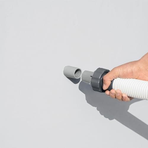 Bestway 2,500 GPH Filter Pump for Above Ground Swimming Pool with Type IV-B Cartridge, Adapter Accessories and Timer