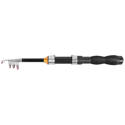 Telescopic Collapsible Extendable Fishing Rod for Saltwater and Freshwater, Lightweight and Compact Design