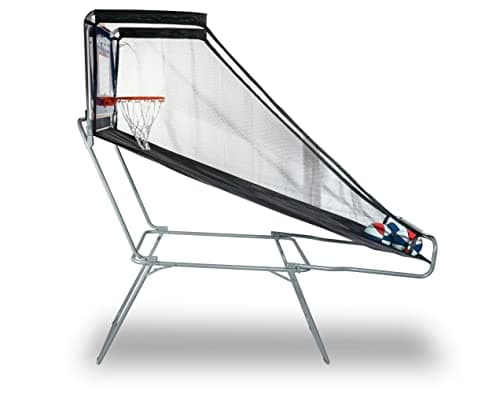 Pop-A-Shot Pop-Up Game | Arcade Basketball Inside, Out, and On The Go | Infrared Sensor Scoring | 3 Balls | Foldable, Portable, Tote Bag Included