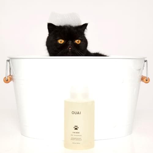 OUAI Fur Bébé Pet Shampoo, Mercer Street Scent - Dog Shampoo and Coat Wash for Hydrating, Cleansing and Adding Shine - Pet Supplies by OUAI (16 Fl Oz)