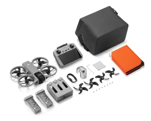 DJI Avata 360 Fly More Combo (RC 2), 360° Drone With 1-Inch 8K 360° Imaging for FPV & Aerial Filming, 360° Camera Drone With Propeller Guard. Includes RC 2 for Precise Control and Three Batteries, 1 year NYC Care Plan and more