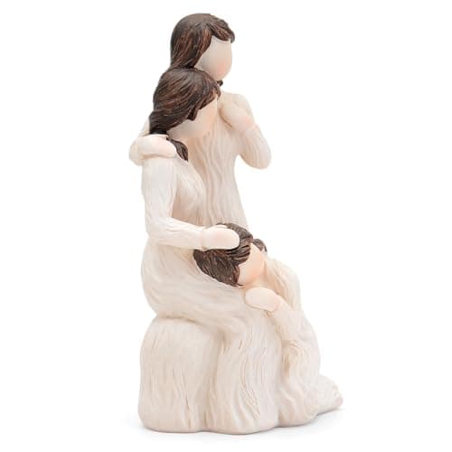 Vofstand Vofstand Sister Gifts for Women Couple - Three Women Figurines Gifts for Mom Girlfriends Couple Sisters, Sisters Gifts from Sister, Sculpted Hand-Painted Figure Anniversary Birthday Gifts