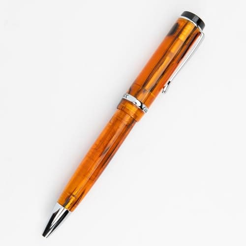 Conklin Duragraph Ballpoint Pen in Amber – Luxury Writing Instrument with Warm Amber Finish, Best Gift for Professionals & Collectors