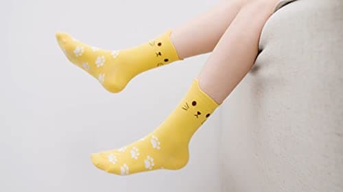 Jeasona Women's Cat Socks Cat Gifts Cute Animal Socks Dog Owl Gifts for Women