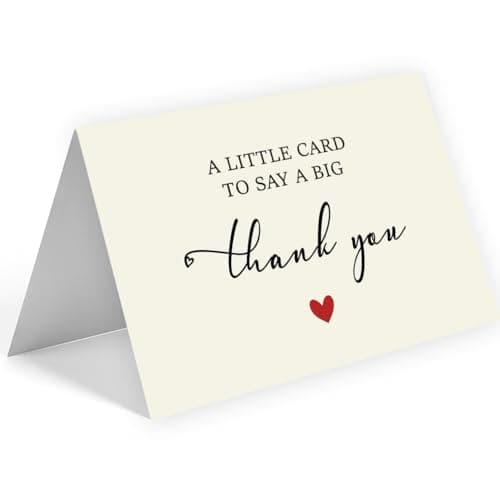 52 Pack 210GSM | Thank You Cards | Thank You Cards & Notes with Envelopes | Pefect for Baby Shower, Wedding, Teacher, Graduation, Business, Holiday, and Christmas | Teacher Appreciation Gifts B0D79LRWXP