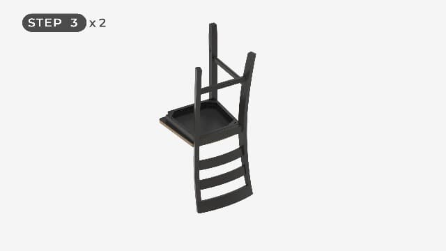 Signature Design by Ashley Gesthaven Counter Height Barstool, Set of 2, Adjustable Levelers, Solid Wood Frame, Natural/Brown
