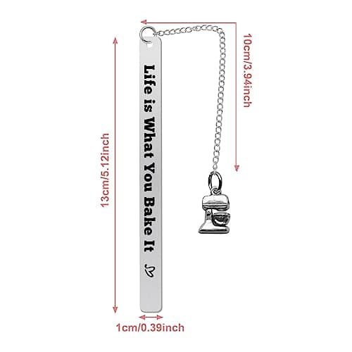 Baker Gift Bookmark for Baking Lover, Culinary Student, Pastry Chef - Bake Gifts for Women, Culinary School Graduation B0C9PFFTXP