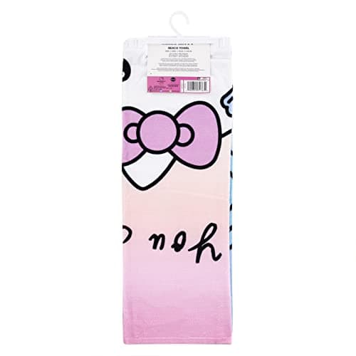Northwest Hello Kitty Beach Towel, 30" x 60", Sea You Soon B09LQ7M3YV
