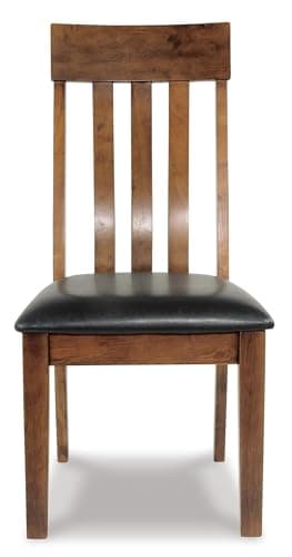 Signature Design by Ashley Ralene Rake Back 19" Dining Room Chair 2 Count, Medium Brown