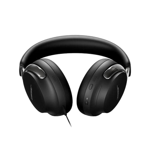 Bose New QuietComfort Ultra Bluetooth Headphones (2nd Gen), Wireless Headphones with Spatial Audio, Over Ear Noise Cancelling with Mic, Up to 30 Hours of Play time, Black